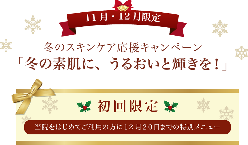 winter campaignのご案内