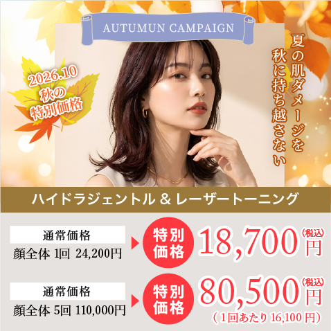 毛穴・色ムラ・肝斑のケアに！
