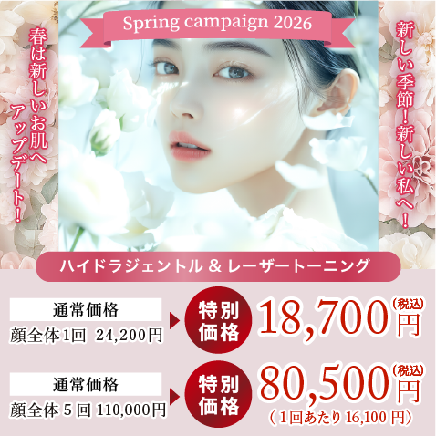 毛穴・色ムラ・肝斑のケアに！