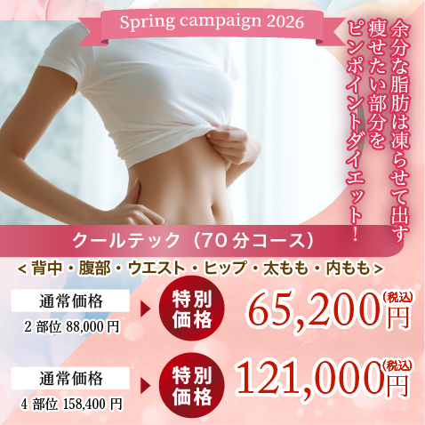 余分な脂肪は凍らせて出す痩せたい部分をピンポイントダイエット！
