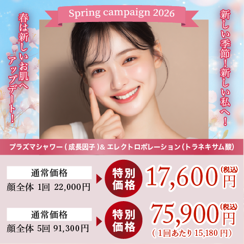 肌荒れ・小じわ・ニキビ・毛穴が気になる方へ