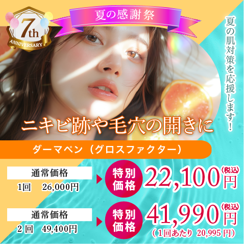 ニキビ・ニキビ跡、毛穴ケアに！