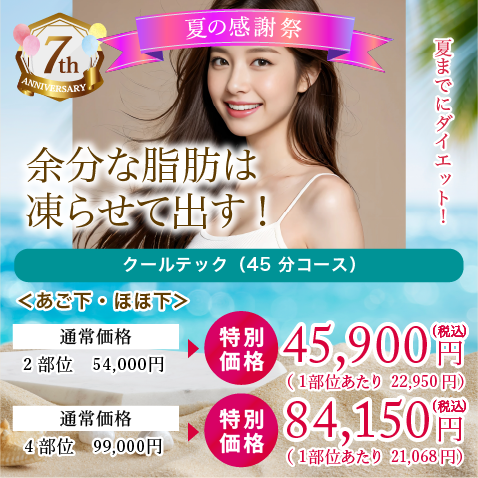 メスを使用しない脂肪吸引！