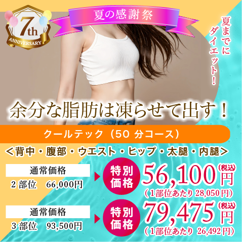 メスを使用しない脂肪吸引！