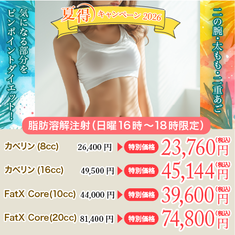 気になる部分をピンポイントダイエット!