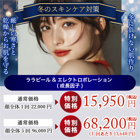 厳しい寒さと乾燥から肌を守る