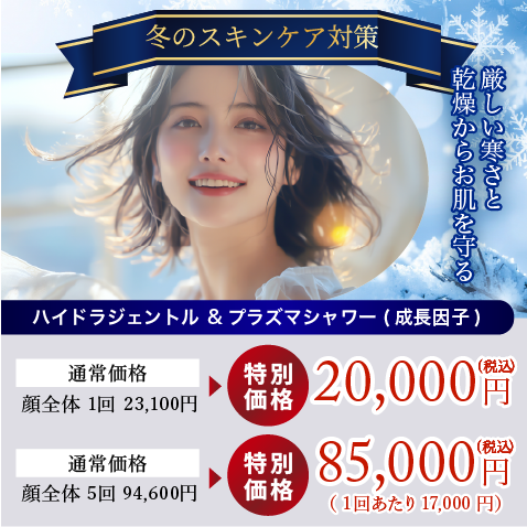 冬の肌荒れ&毛穴ケア